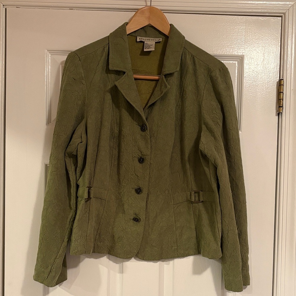 Coldwater Creek Olive Green Women's Blazer